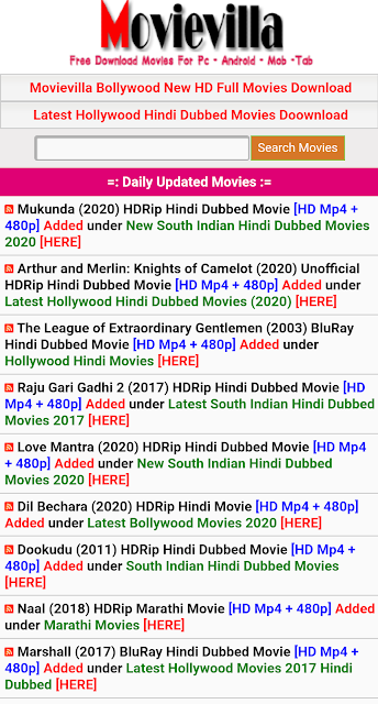 Movievilla Download Hindi Movies Download Hollywood Movies MP4 movies WWE Shows