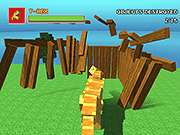 Blocky Dino Park: T-Rex Rampage