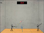 Stick Figure Badminton