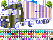 Container Truck Coloring