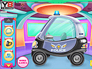 Baby Police Car Wash