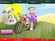 Bike Girl Dressup