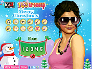 Selena Gomez Christmas Makeover