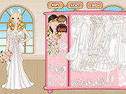 White Bride Dress Up