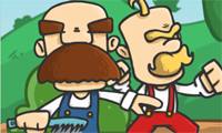 Mustache World: 2 Player Game