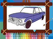 Old Timer Cars Coloring