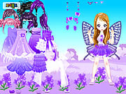 Purple Butterfly Dress up