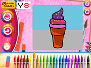 Online Ice Cream Coloring