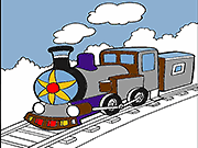 Train Coloring Book