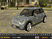 Mini Cars Hidden Letters