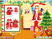 Christmas Gift Girl Dressup