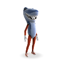 Shark Mascot Outfit 