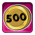 500 Coins