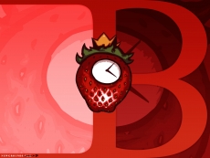 Strawberry Clock