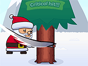 Wood Cutter Santa Idle