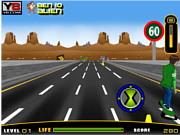 Ben 10 Highway Skateboarding