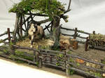 Whimsical Schleich horse paddock