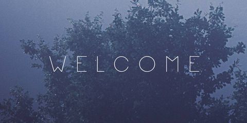 L’image contient peut-être : texte qui dit ’WELCOME’