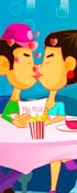 Coffee Shop Kissing