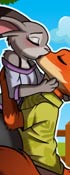 Nick And Judy Kissing