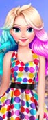Eliza's Neon Hairstyle