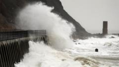 Storms on the Kent coast