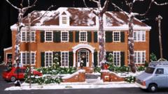 House from home alone made of gingerbread