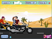 Risky Motorcycle Kissing