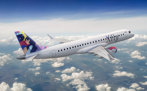 Xfly logoga lennukeid päriselt õhus ei lenda, sest Regional Jet lendab teiste kommertsoperaatorite heaks, kasutades nende logosid.