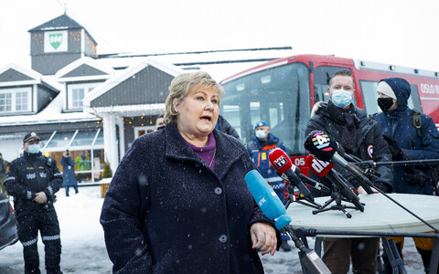 Norra peaminister Erna Solberg