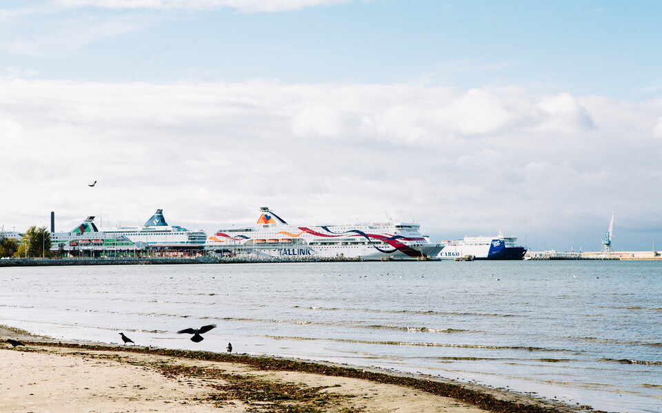 Ferries at Tallinn's harbor.