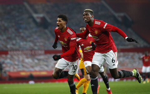 Marcus Rashford ja Paul Pogba