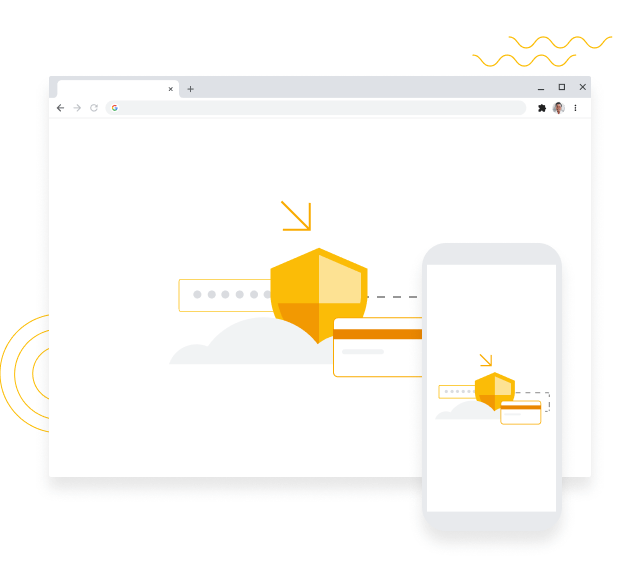 Chrome'i brauseri illustratsioon
