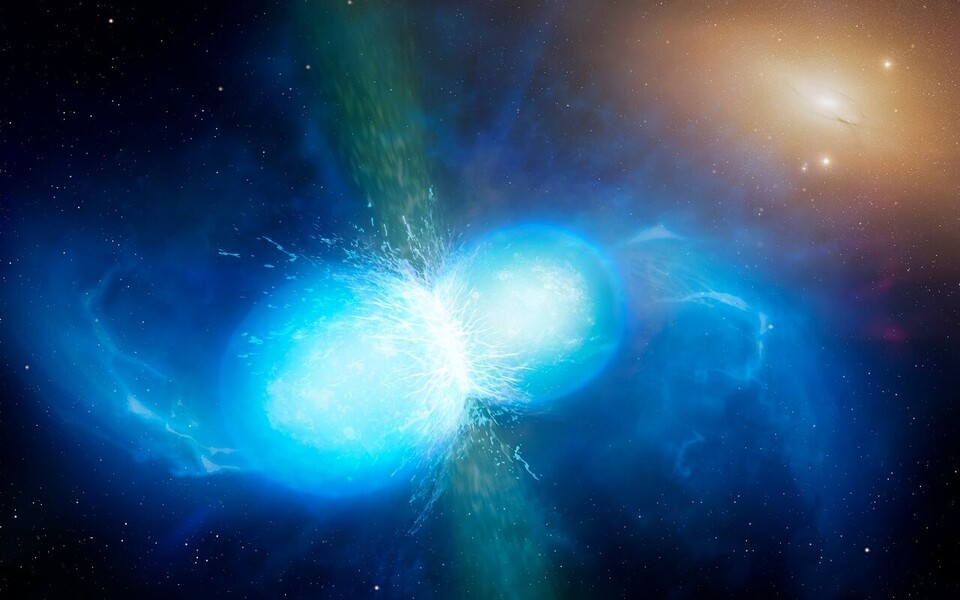 Gravitatsioonilaineid ehk aegruumi enda võbelusi otsivad astronoomid teatasid, et tabasid esimest korda ühinemast kaks neutrontähte.