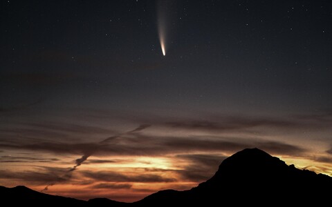 Komeet Neowise püüti fotole Graubündeni kantonis