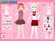 Bunny Girls Dress Up!