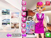 Blonde Princess Cabin Crew Makeover