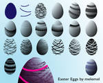 Easter Egg Brushes