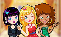 Festa di moda per ragazze