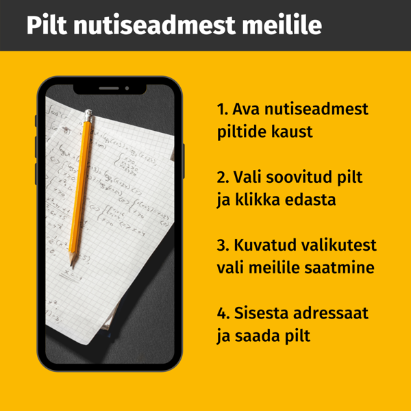 Pilt nutiseadmest meilile