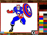 Captain American Coloring