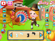 Baby Hazel Thanks Giving Dressup