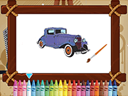 Retro Cars Coloring