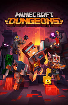 Minecraft dungeons box art