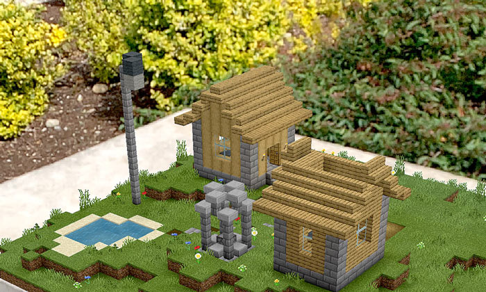 Houses build plate