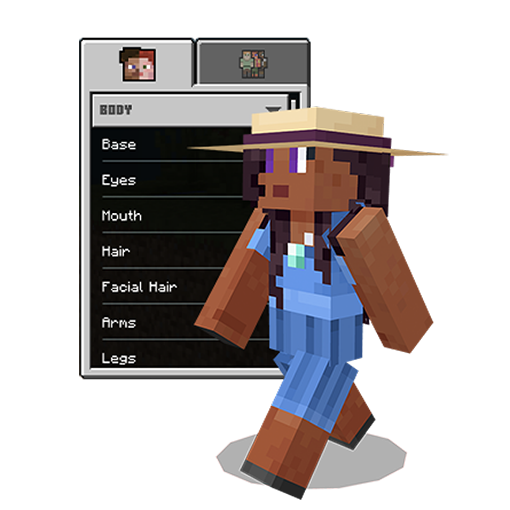 Minecraft Character Creator system