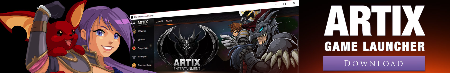 Artix Game Launcher