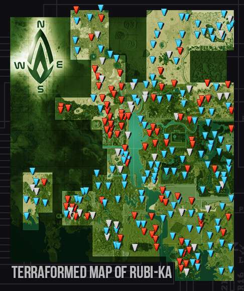 Terraformed Map of Rubi-Ka