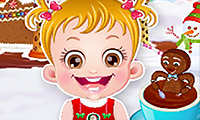 Baby Hazel: peperkoekhuisje