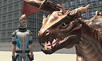 3D draak: stad der zonden